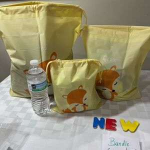 Yellow Fox Kids Accessory Bag Set